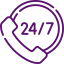 24x7 Diagnostics Support Icon